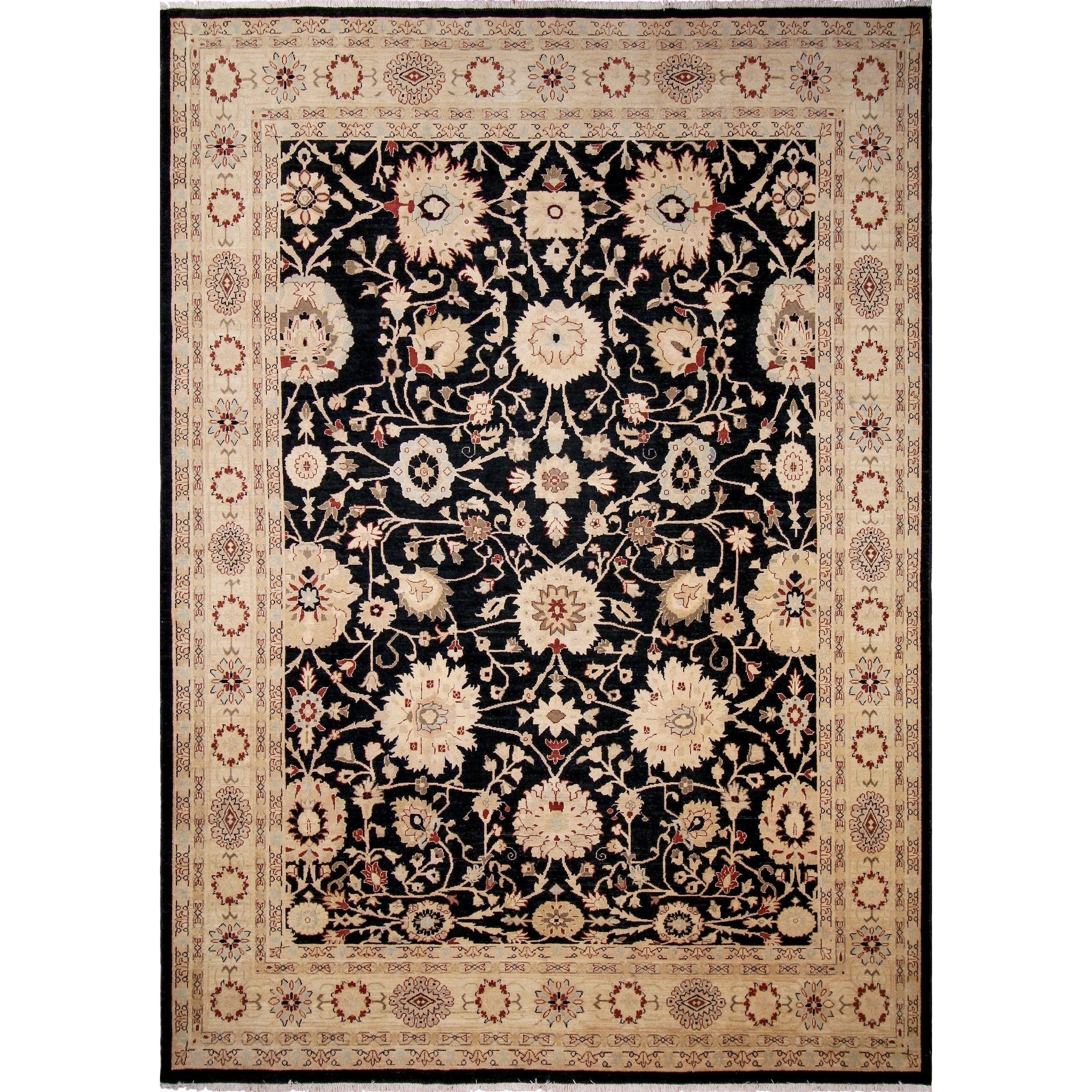 Noori Rug Peshawar Leyla Area Rug 10'1 x 13'10 Black/Beige Noori Rug Peshawar Leyla Area Rug 10'1 x 13'10 Black/Beige