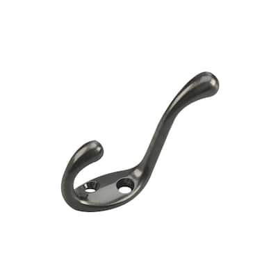 Rok Hardware 3-1/2-inch Antique Nickel Heavy Duty Coat Hook (25 Pack)