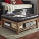 preview thumbnail 3 of 24, Lennon Pine Planked Ottoman Coffee Table by iNSPIRE Q Artisan