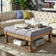 preview thumbnail 29 of 36, iNSPIRE Q Artisan Lennon Baluster Storage Tufted Ottoman Table