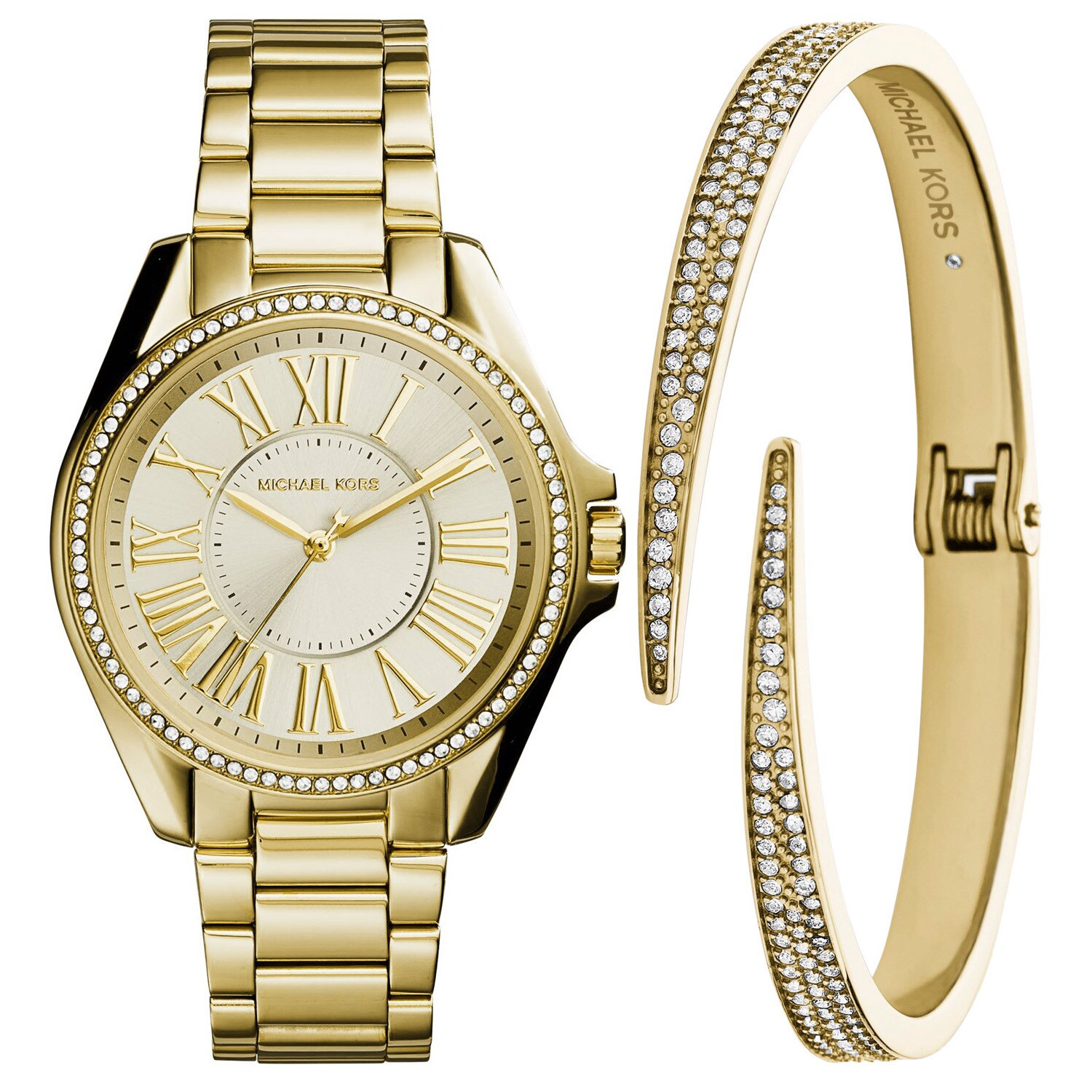 mk watch and bracelet set