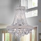 preview thumbnail 1 of 0, Isidra Chrome and Crystal 15-inch Chandelier