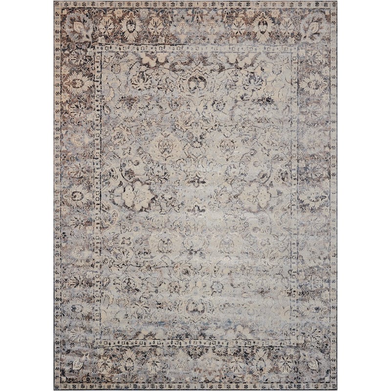 Malta Area Rug - 5'3" x 7'7" - Grey - Rectangle