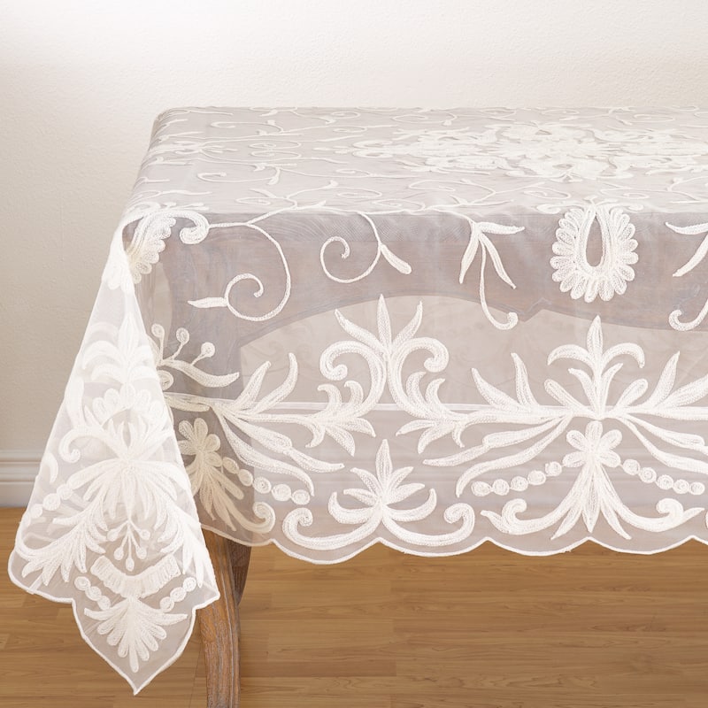 Embroidered Topper