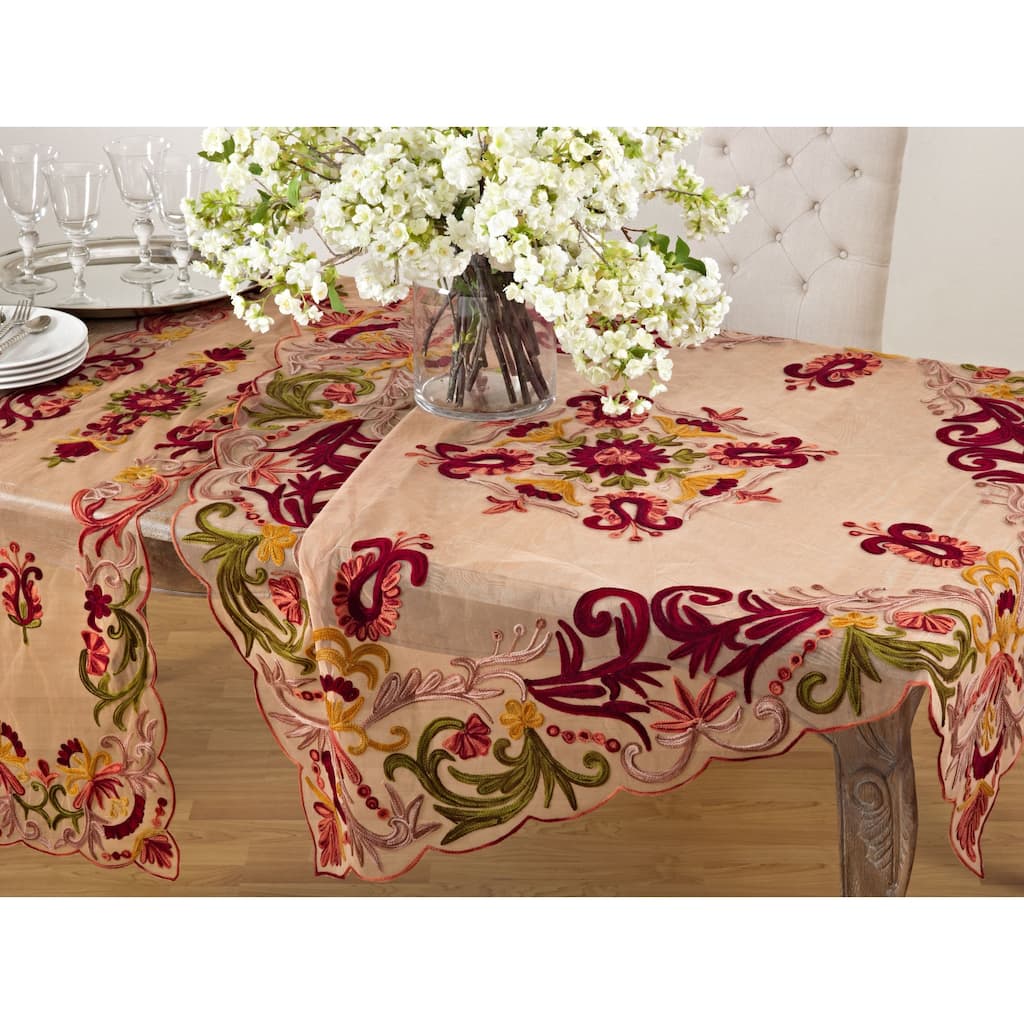 Embroidered Topper