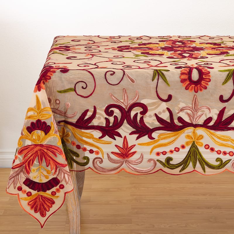 Embroidered Topper