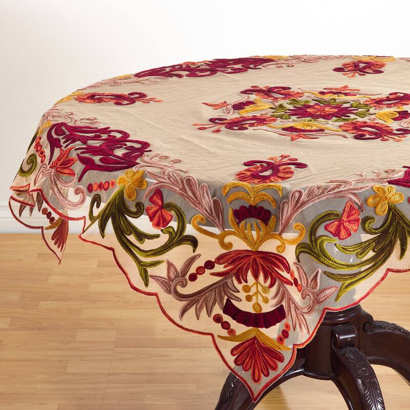 Embroidered Topper