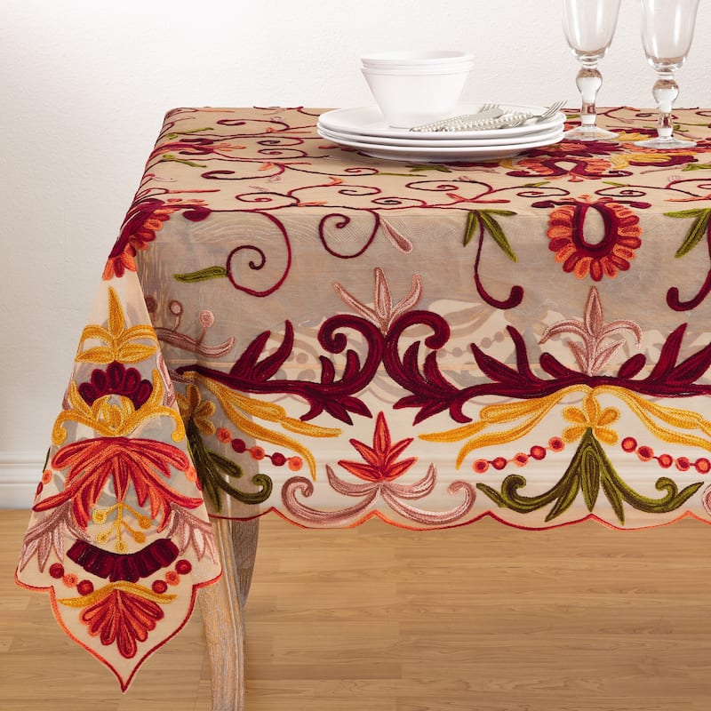 Embroidered Topper