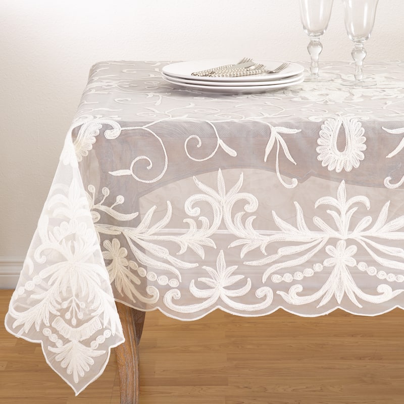 Embroidered Topper