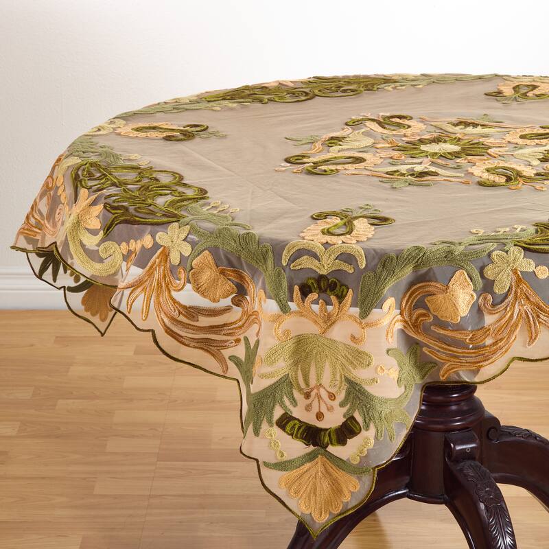 Embroidered Topper