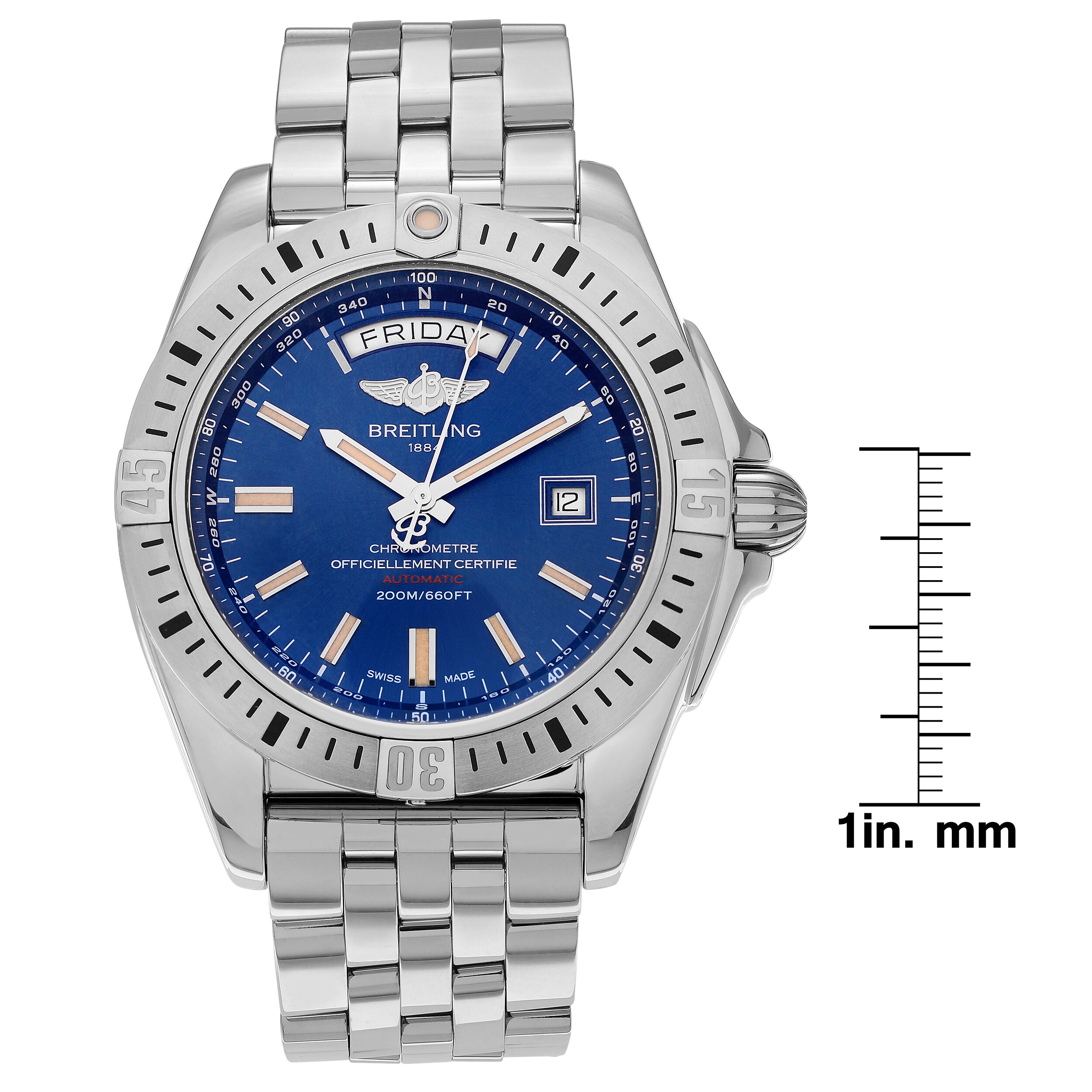 breitling galactic 44 blue