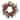 Nearly Natural Red and Gold-tone Plastic 24-inch Ornament, Pine, and Pinecone Wreath