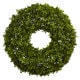 preview thumbnail 1 of 1, Nearly Natural 22-inch Boxwood Wreath
