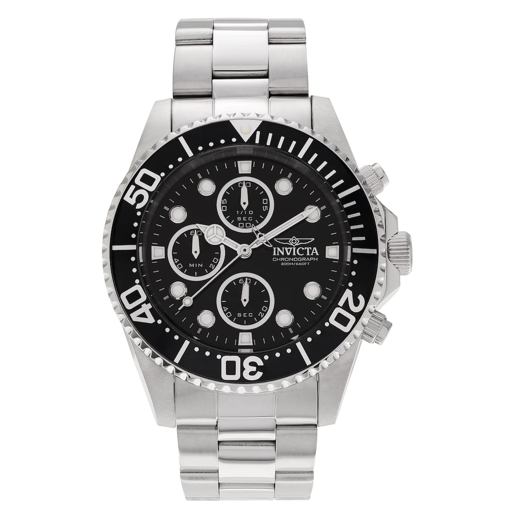 Invicta Men's 1768 'Pro Diver' Stainless Steel Watch