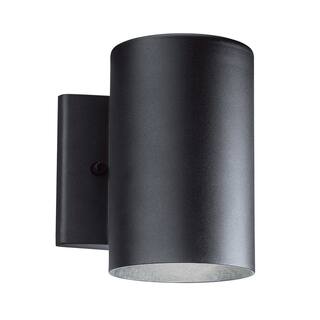 Kichler Lighting Contemporary 1-light Textured Black Outdoor LED Wall Sconce