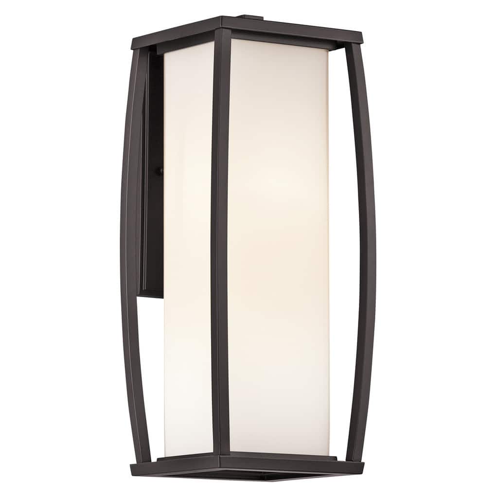 Kichler Lighting Bowen Collection 2-light Architectural Bronze Outdoor Wall Sconce
