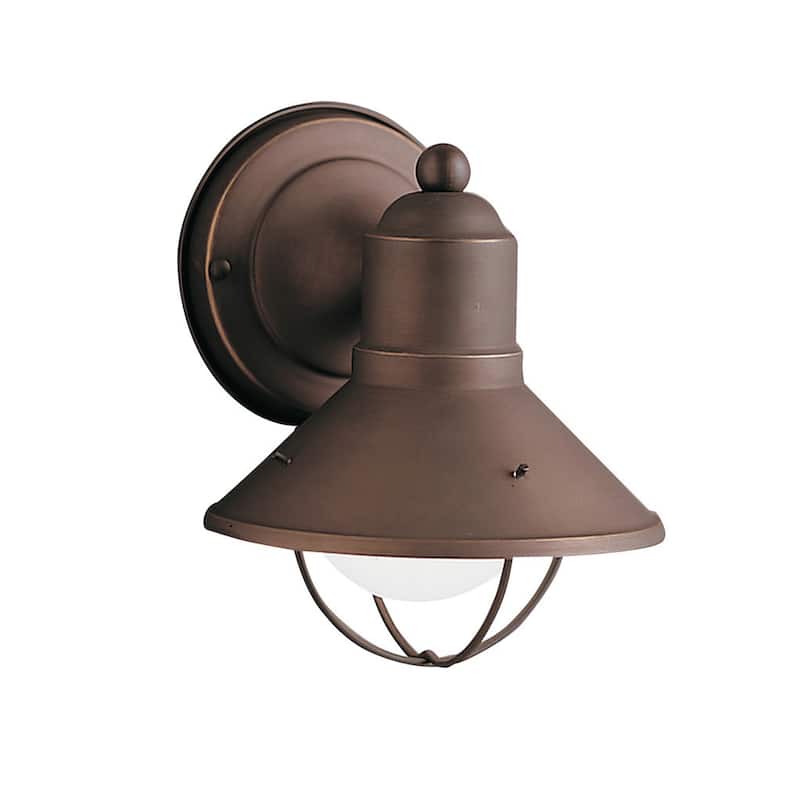 Kichler Lighting Seaside Collection 1-light Olde Bronze Outdoor Wall Sconce