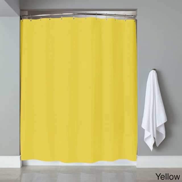 Vinyl Shower Curtain Liner - Yellow
