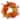 The Natural Company Harvest Accessories Orange Fabric 24-inch Wreath with Maples