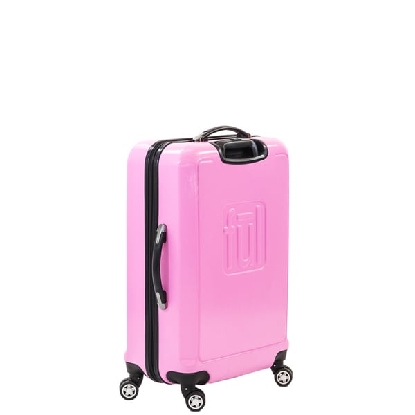 pink hand luggage case