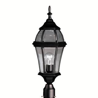 Kichler Lighting Townhouse Collection 1-light Black Outdoor Post Lantern