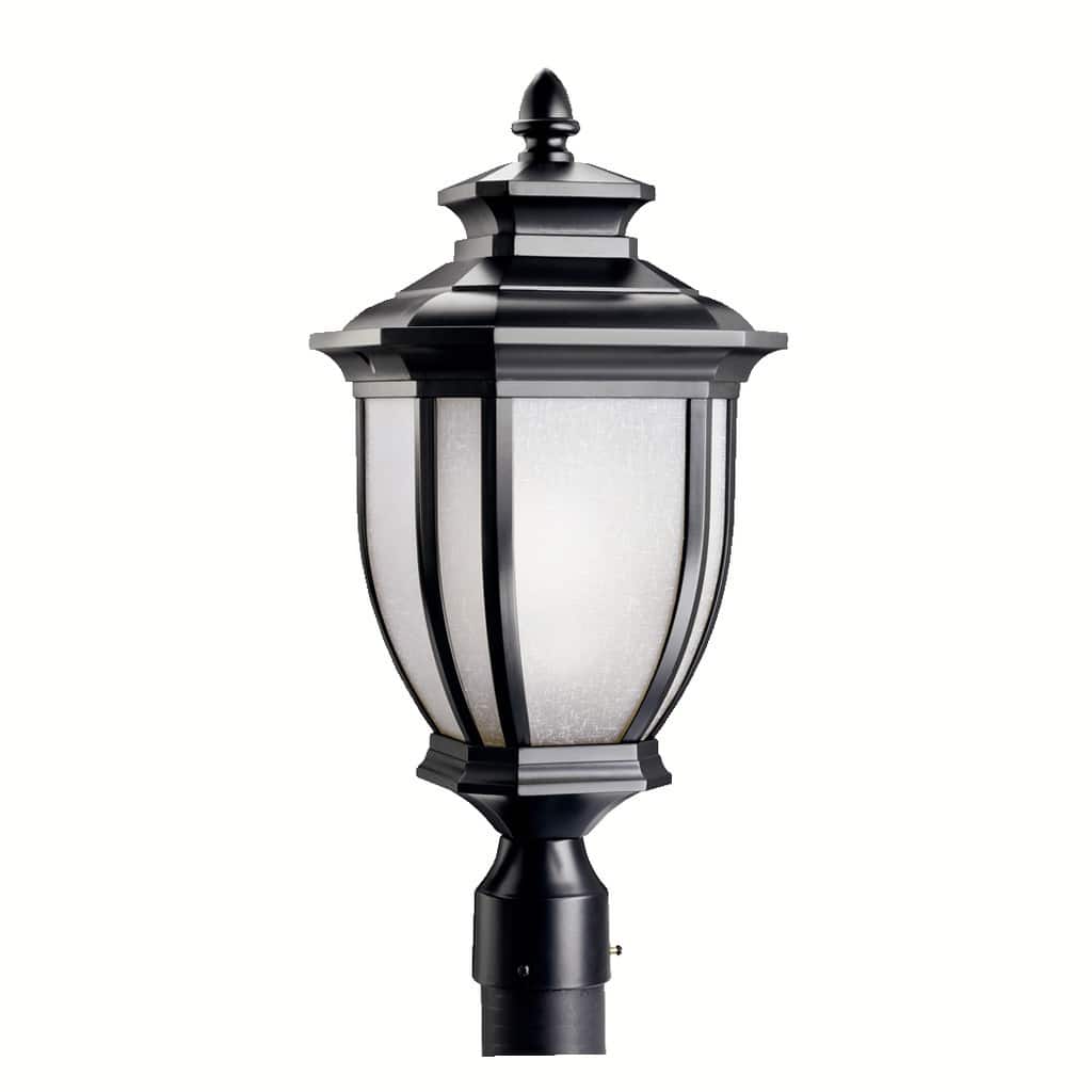 Kichler Lighting Salisbury Collection 1-light Black Outdoor Post Lantern