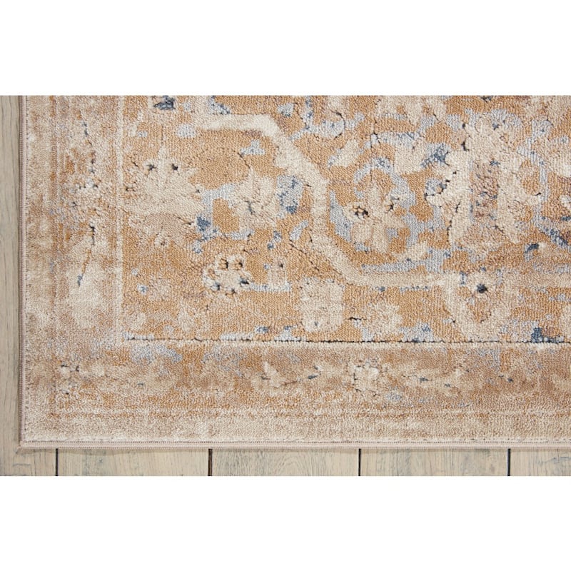 Malta Classic Bordered Geometric Medallion Area Rug