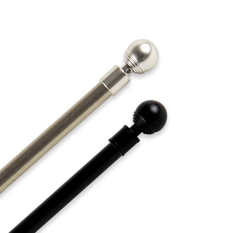 InStyleDesign Jewel 7/16-inch Adjustable Curtain Rod