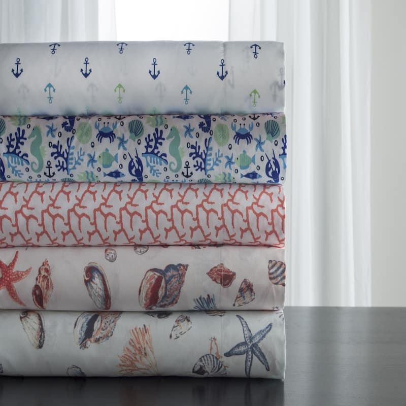 Coastal Print Sheet Set