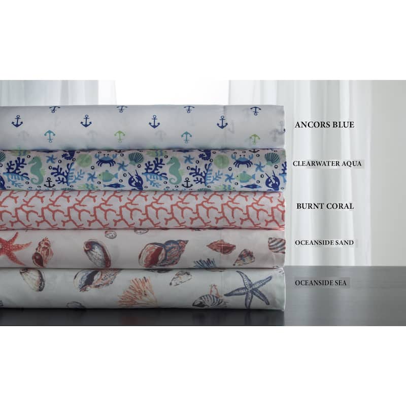 Coastal Print Sheet Set
