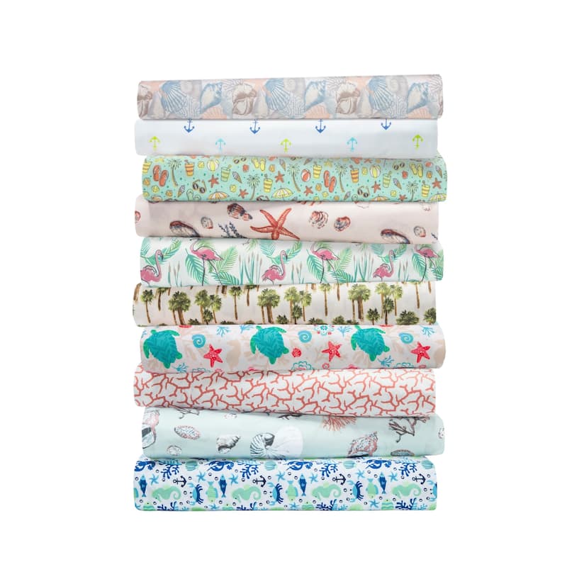 Coastal Print Sheet Set