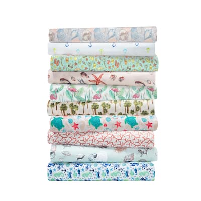 Coastal Print Sheet Set