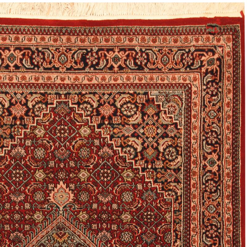 Handmade One-of-a-Kind Bidjar Wool Rug (India) - 4'1 x 6'