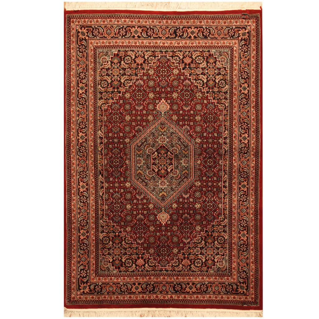 Handmade One-of-a-Kind Bidjar Wool Rug (India) - 4'1 x 6'