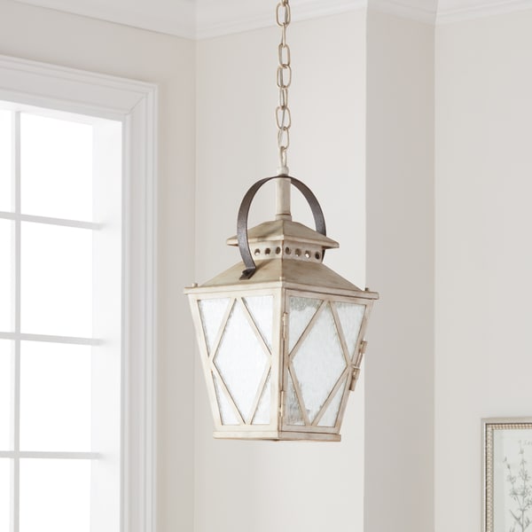 Kichler Lighting Hayman Bay Collection 2-light Distressed Antique White Pendant