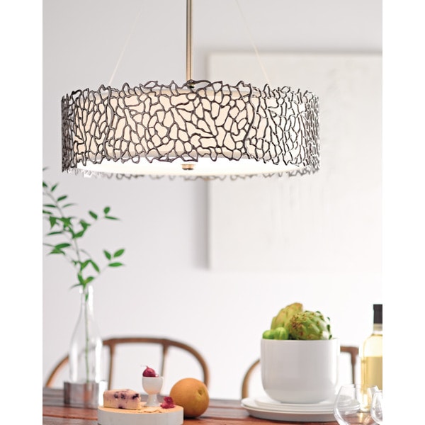 Kichler Lighting Silver C Collection 4 Light Clic Pewter Kichler Lighting Silver C Collection 4 Light Clic Pewter Chandelier Pendant