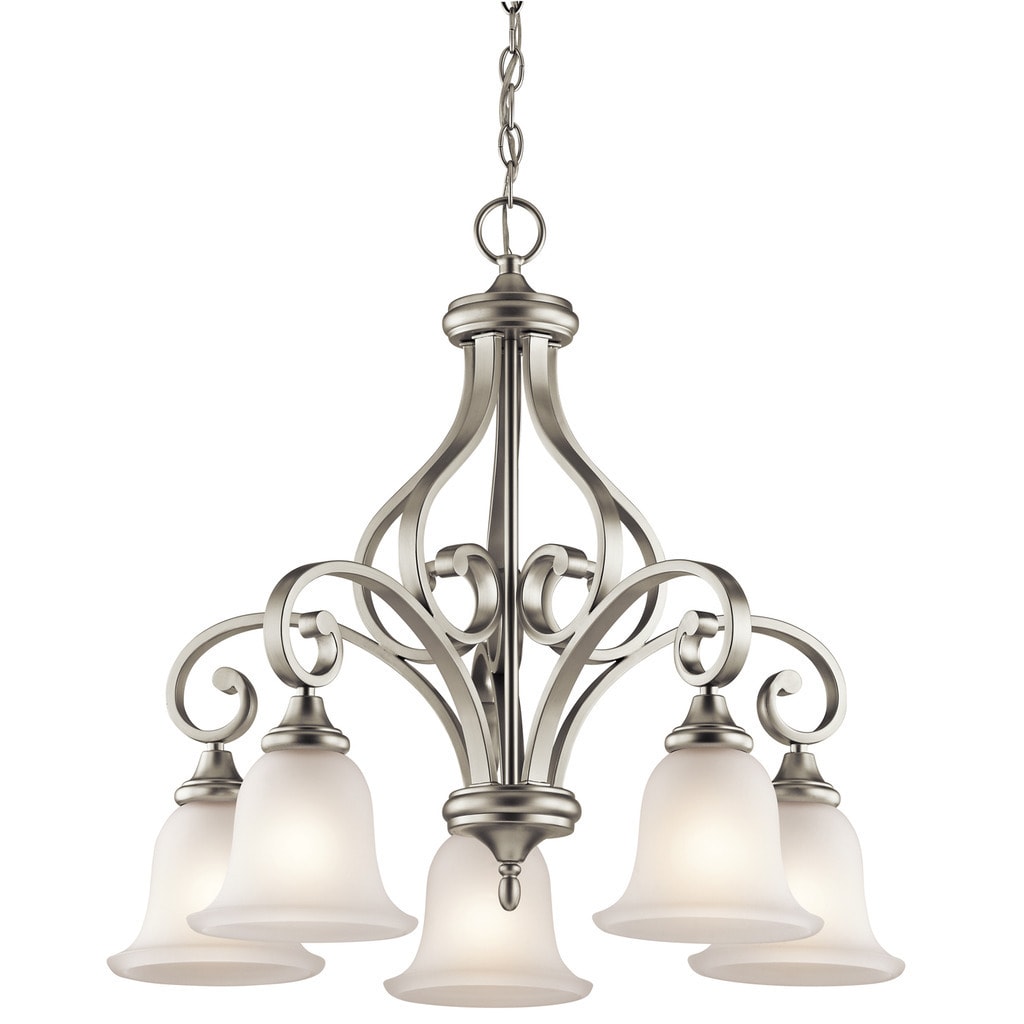 Gracewood Hollow Feraoun Collection 5-light Brushed Nickel Chandelier - Chandeliers For Bedrooms by Overstock.com