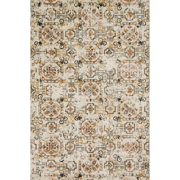 slide 2 of 12, Alexander Home Verona Abstract Geometric Transitional Rug 3' 9" x 5' 9" - Ivory/Taupe
