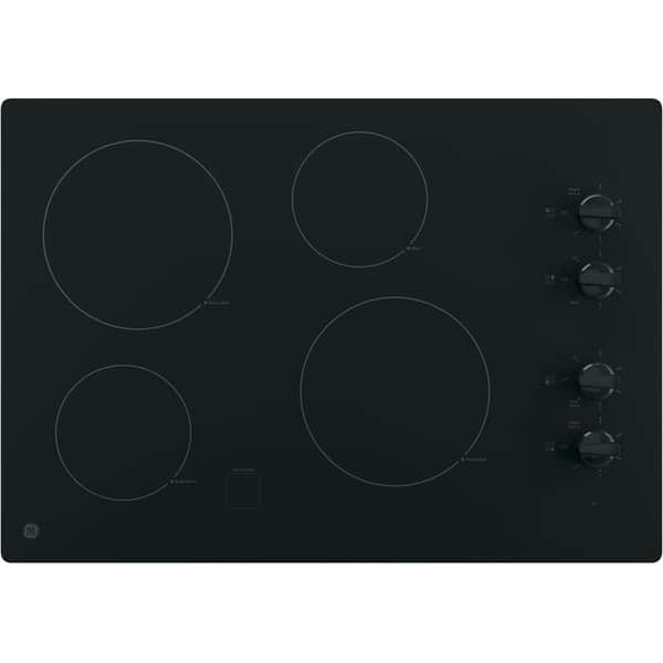 Shop Ge 30 Inch Built In Knob Control Electric Cooktop Free