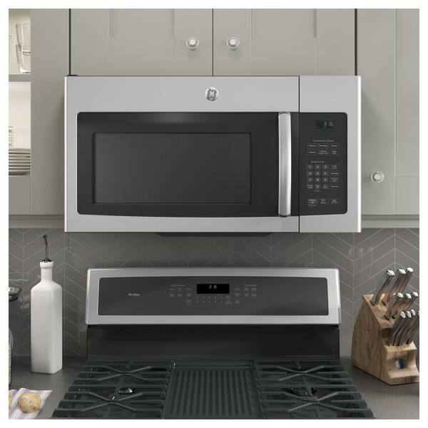 Ge 1 6 Cubic Feet Over The Range Microwave Oven With Range Microwave Oven