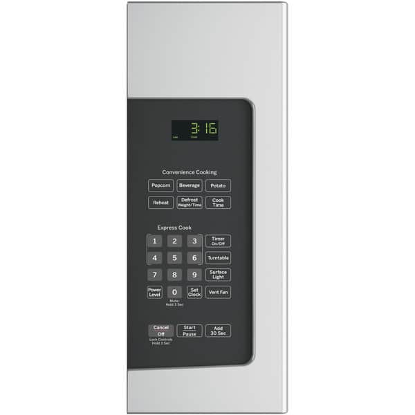 Ge 1 6 Cubic Feet Over The Range Microwave Oven With Range Microwave Oven