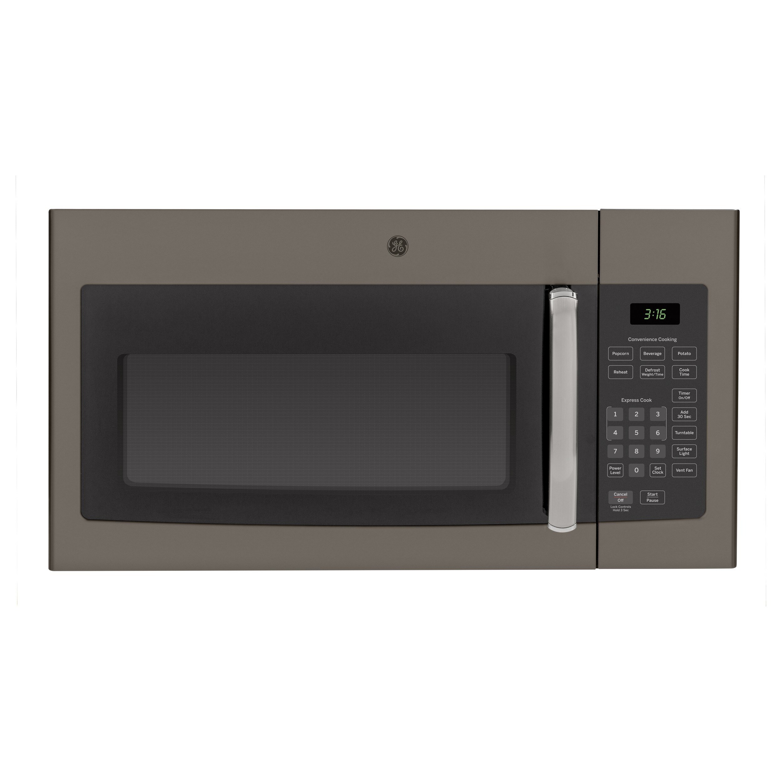 ge-1-6-cubic-feet-over-the-range-microwave-oven-slate-ebay