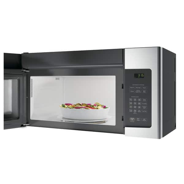 Shop Ge 1 6 Cubic Feet Over The Range Microwave Oven Stainless