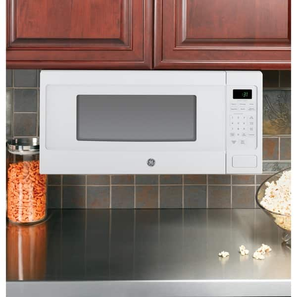 Shop Ge Profile Series 1 1 Cubic Feet Countertop Microwave Oven