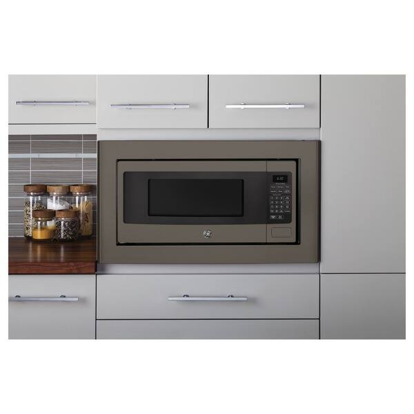 Shop Ge Profile Series 1 1 Cubic Feet Countertop Microwave Oven