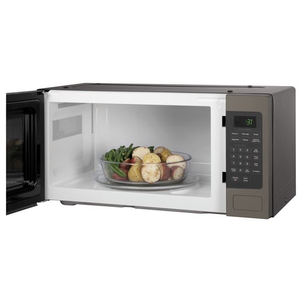 Shop Ge Profile Series 1 1 Cubic Feet Countertop Microwave Oven