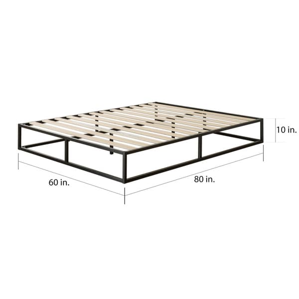 zinus 10 inch platform bed