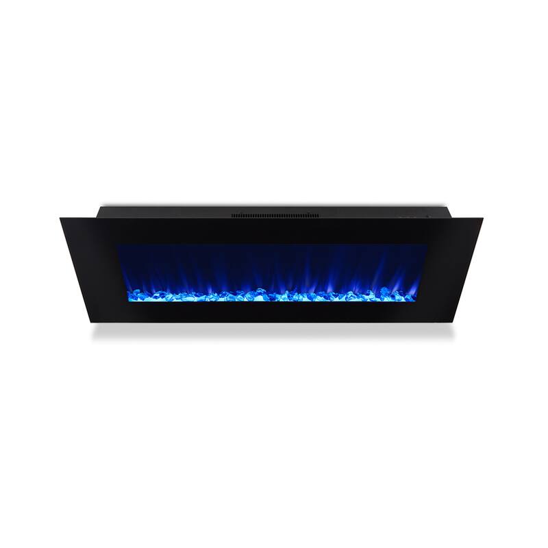 DiNatale 50" Black Contemporary Electric Fireplace by Real Flame