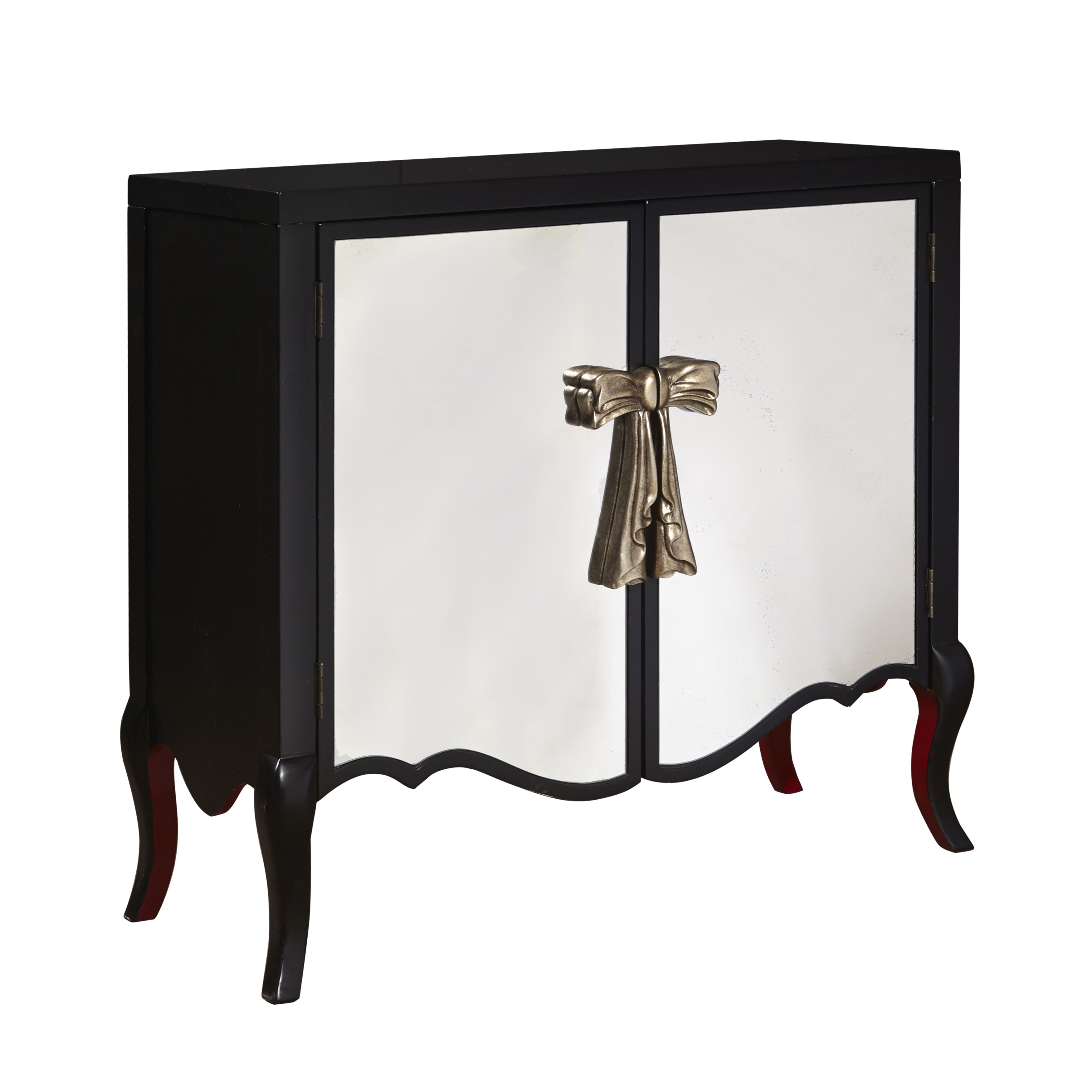 Shop Black Finish Wine Console Cabinet On Sale Free Shipping