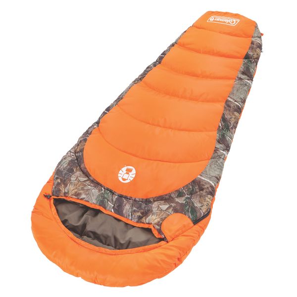 Coleman Realtree Xtra™ Camo 0 Sleeping Bag - Orange - Bed Bath
